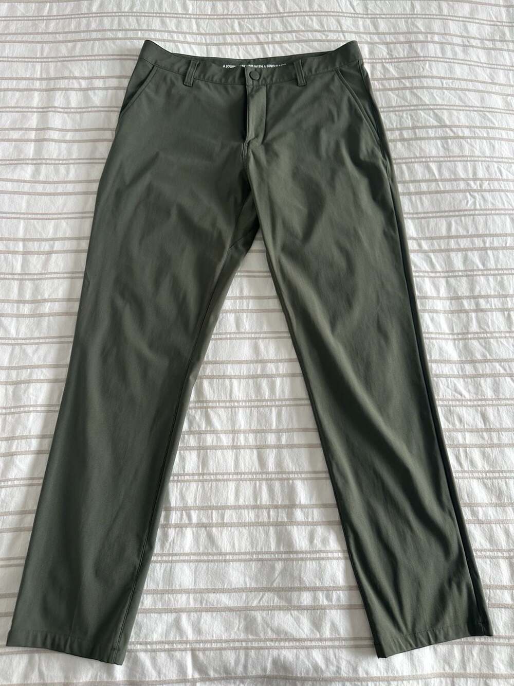 Rhone Commuter Slim Pants Green 32